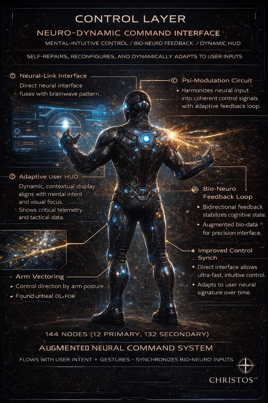 Control Layer Neuro-Dynamic Command Interface diagram