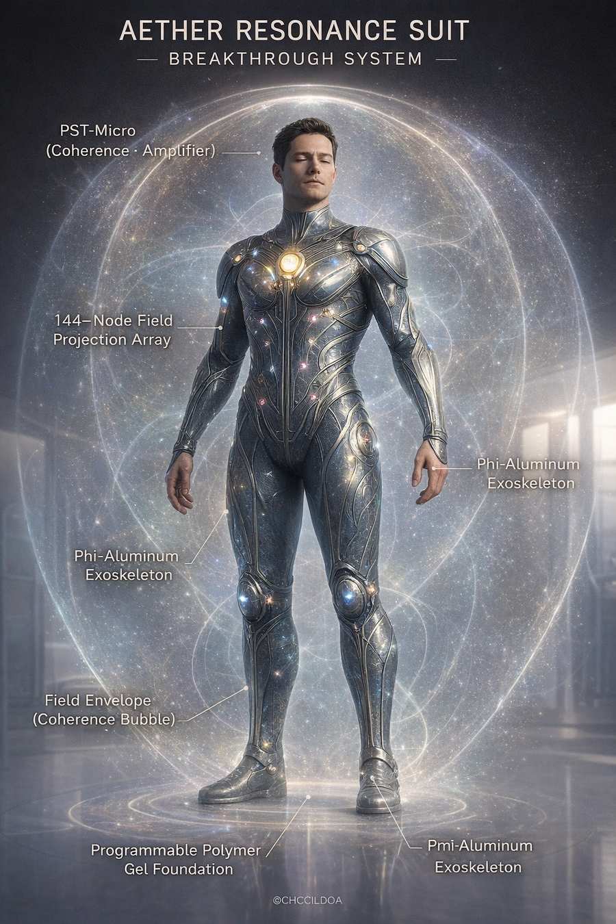 The Aether Resonance Suit diagram