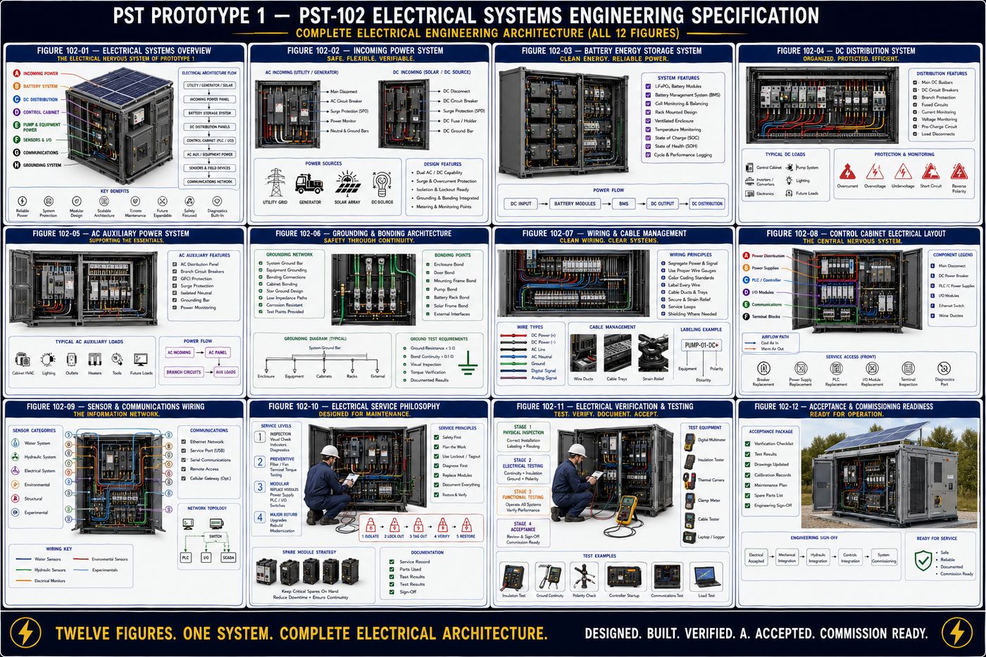 PST-102 Electrical Systems Engineering Specification — Complete Architecture